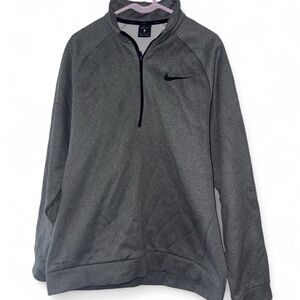 Nike Gray Quarter-Zip Jacket